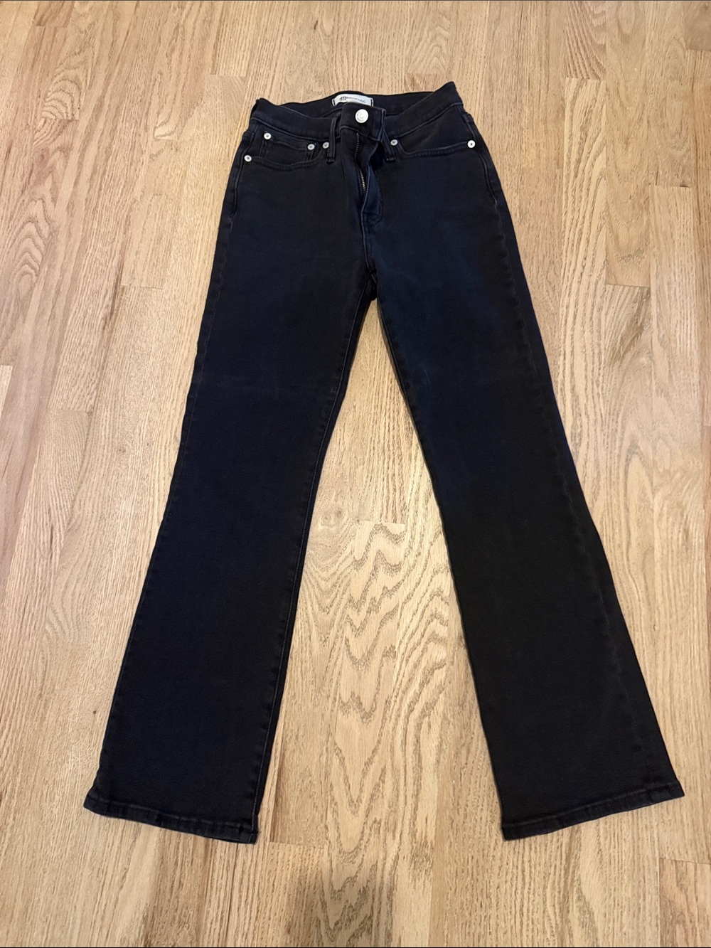 Madewell Black Flare Jeans